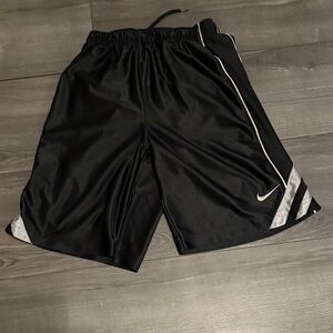 Nike Black Shorts with Silver Accents